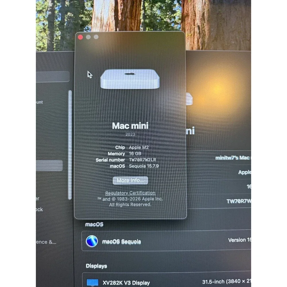 Apple Mac Mini 2023 M2 8-Core CPU 10-Core GPU 16GB 512GB SSD - Very Good